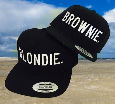 dichtheid jongen genetisch Blondie & Brownie pet kopen? Brownie of Blondie caps en petten
